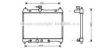 AVA QUALITY COOLING TO2287 Radiator, engine cooling